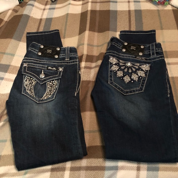 LIKE NEW $220- Miss Me signature SKINNY Angel - Picture 2 of 7